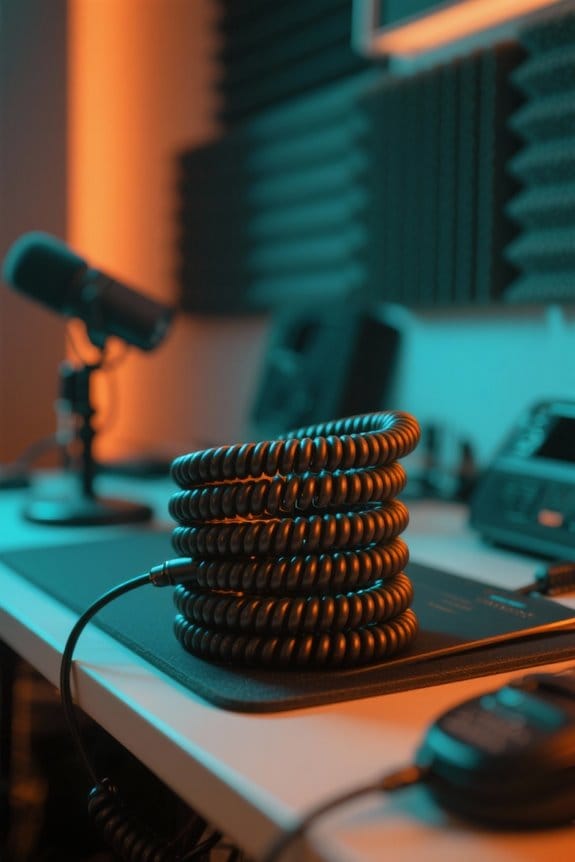 coiled headphone cable considerations