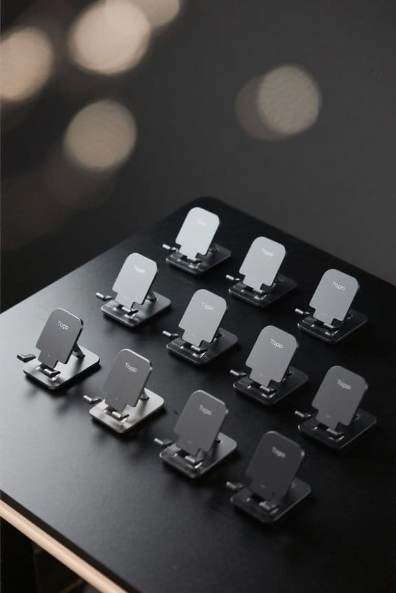 ergonomic desktop monitor stands