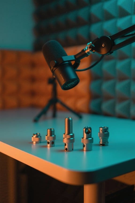 mic stand thread adapter considerations