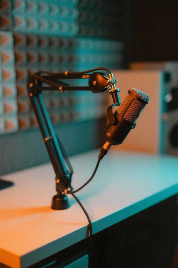 microphone arm selection factors