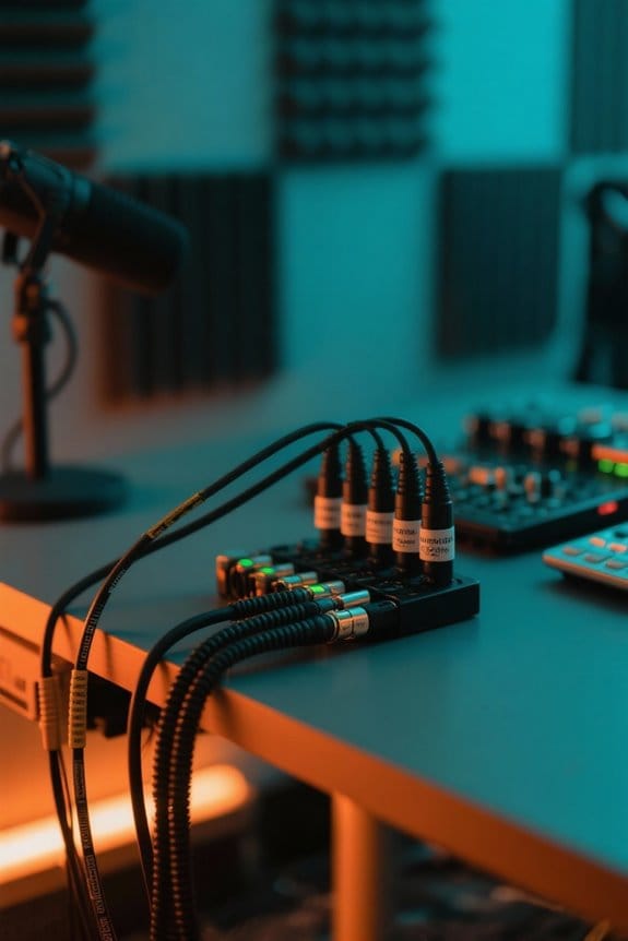 professional audio cable labeling