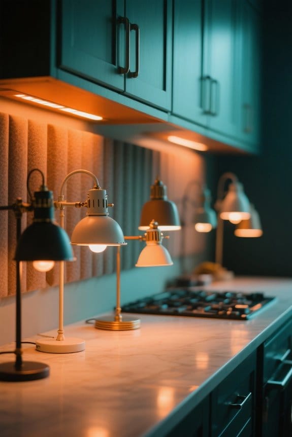 shaker cabinet lighting factors