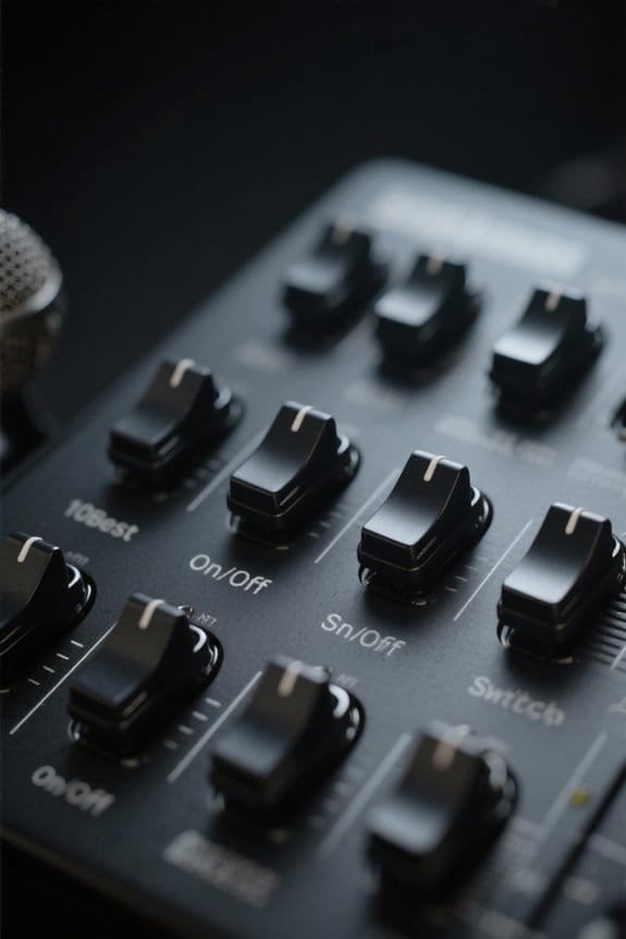 top audio control switches