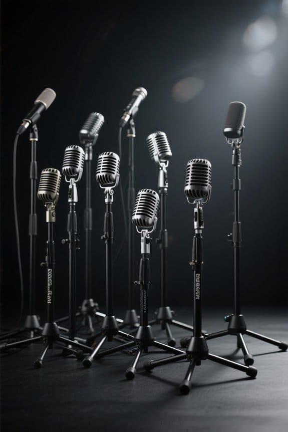 top folding mic stands