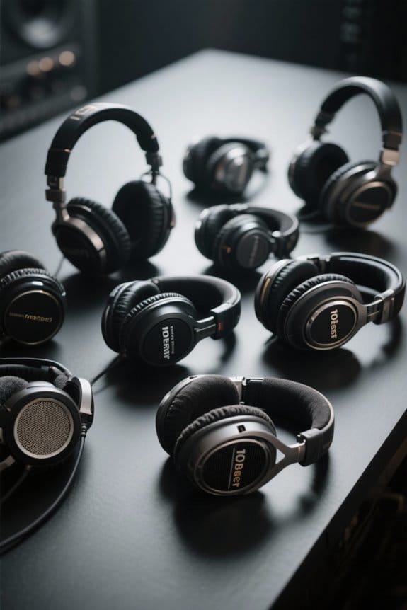 top headphones for recording