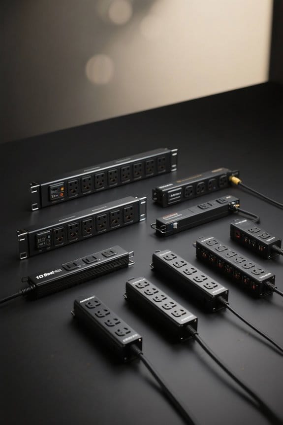 top rack power strips