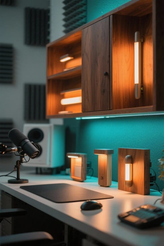 wood cabinet lighting considerations